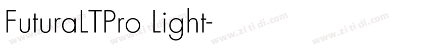 FuturaLTPro Light字体转换